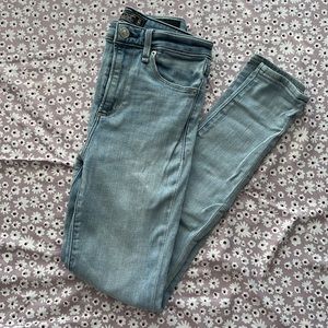 High rise super skinny jeans size 00/24 short